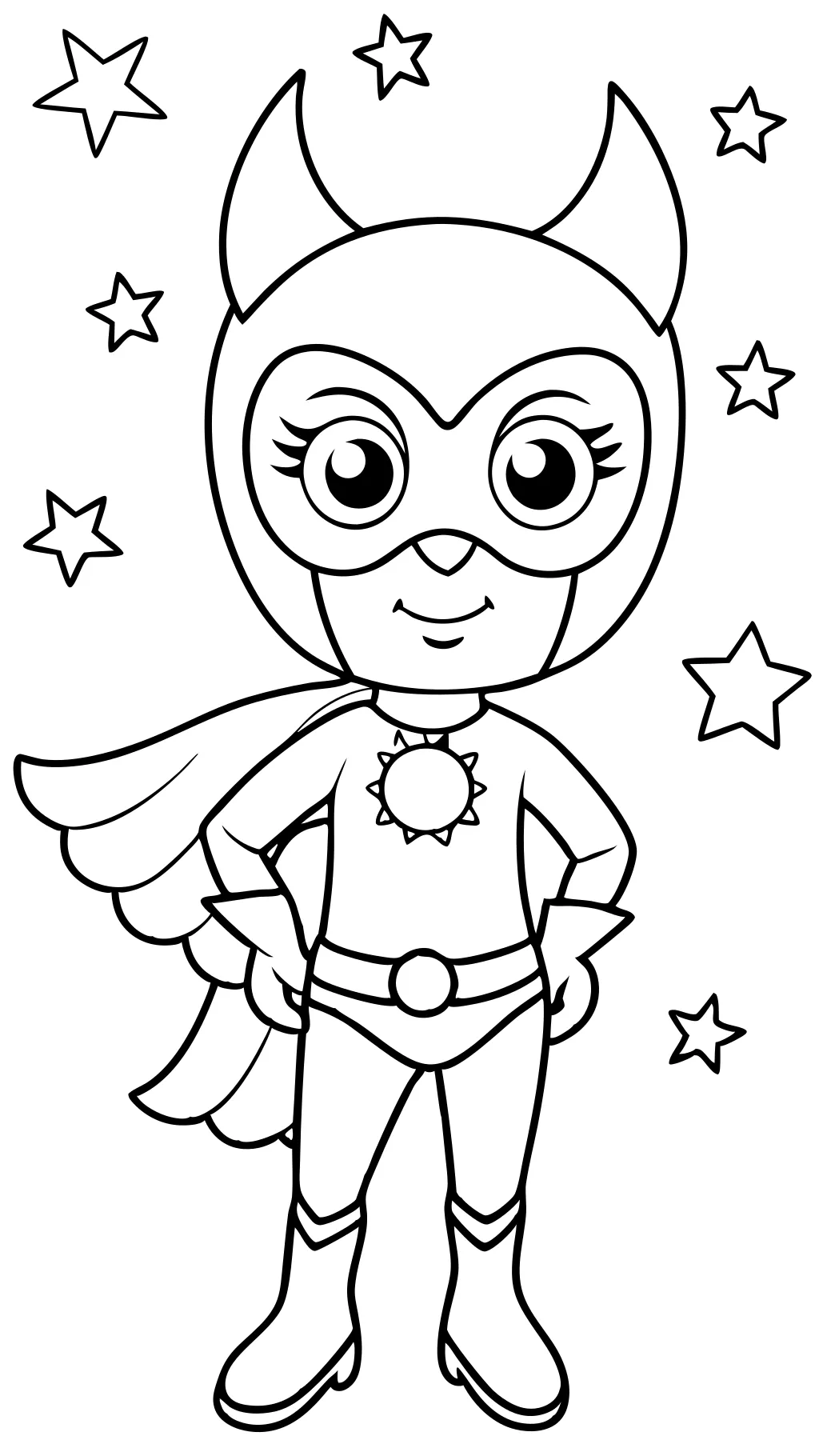 Paginas para colorear de Owlette PJ Masks